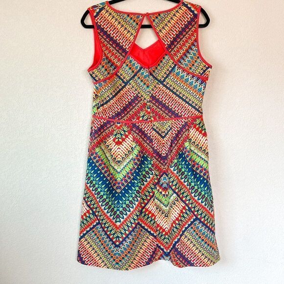 NEW! Ellen Tracy Vibrant A-Line Dress with Pockets, Size 10 - Picture 4 of 5